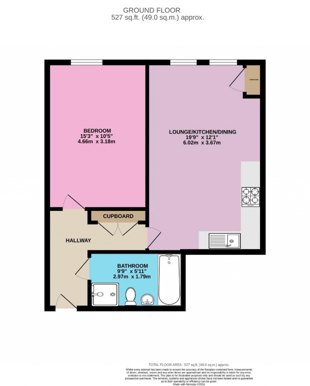 Floorplans For Regency House, Kings Court, Penistone,