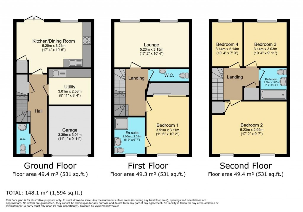 Floorplans For Netherfield, Penistone