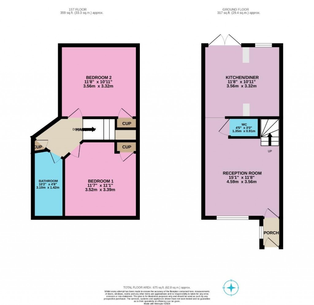 Floorplans For Bromley Bank, Denby Dale