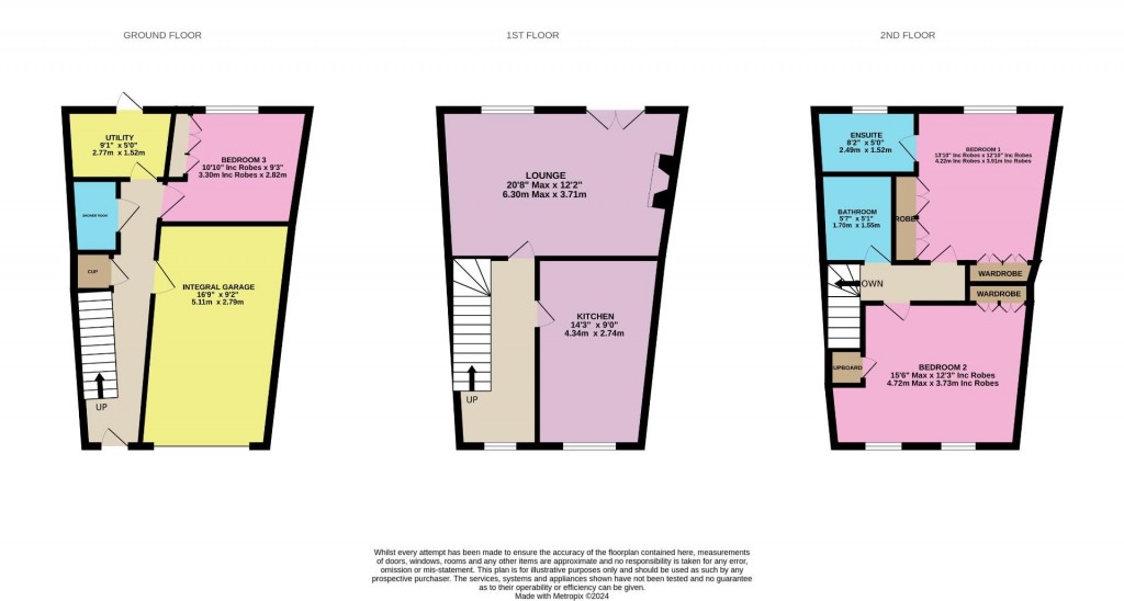 Floorplans For Ladyshaw Crescent, Penistone